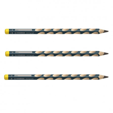 Ołówek z wypustkami STABILO Easy Graph 3 sztuki